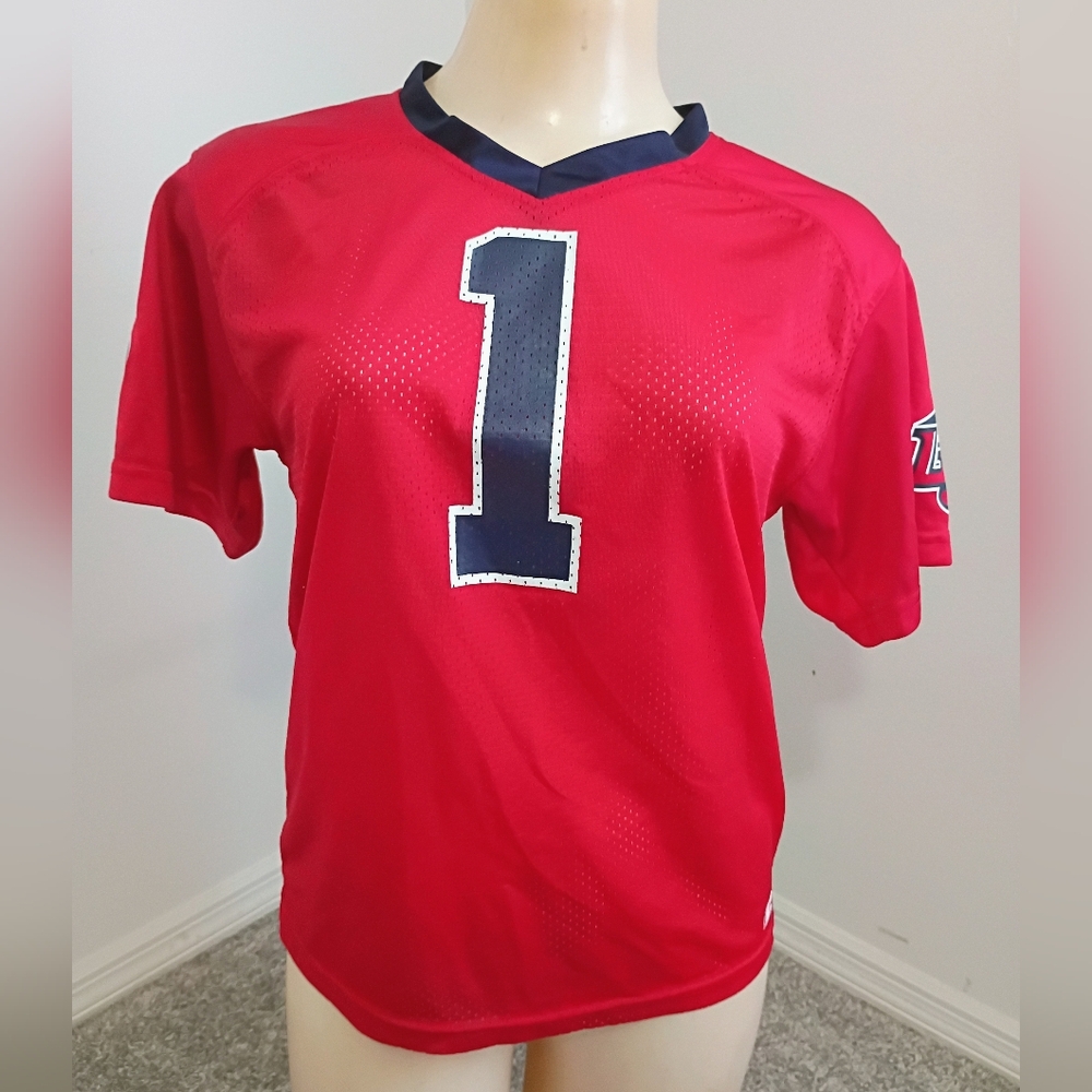 LU Liberty University Flames #1 Russell Youth Jersey